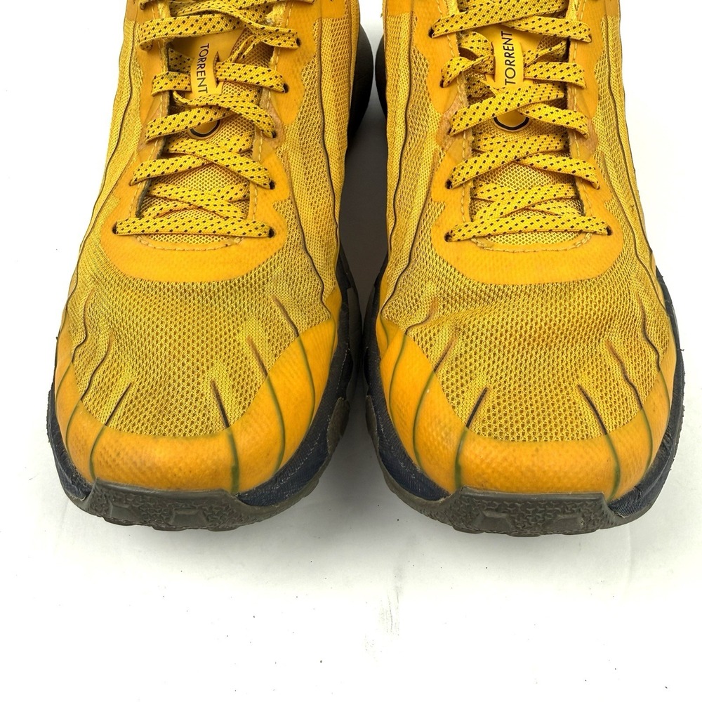 Hoka One One Torrent Shoes 9.5 Mens Gold Fusion Lace Up Trail Hiking Running - Picture 3 of 11